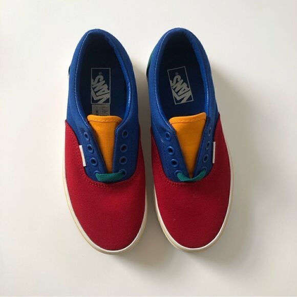 Vans Era primary color block lace up sneakers NWOT child’s size 1.5 - Picture 3 of 8